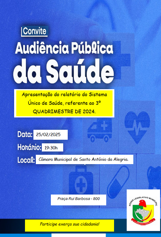 AUDIÊNCIA PUBLICA DA SAÚDE
