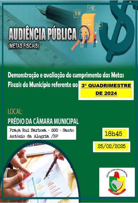 AUDIÊNCIA PÚBLICA - METAS FISCAIS