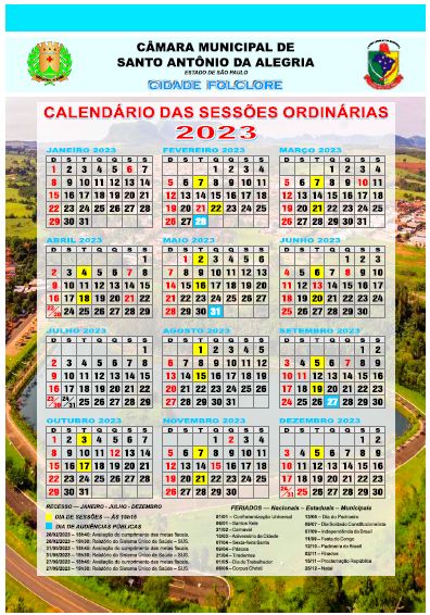 CALENDÁRIO 2023