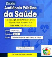 CONVITE - Audiência Pública da Saúde