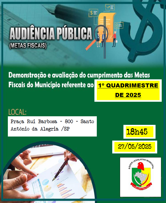 CONVITE - Audiência Pública - Metas Fiscais