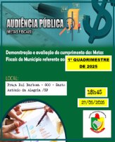 CONVITE - Audiência Pública - Metas Fiscais